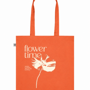 Flower Time 2025 Tote Bag – Orange
