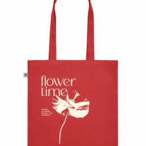 Flower Time 2025 Tote Bag – Red