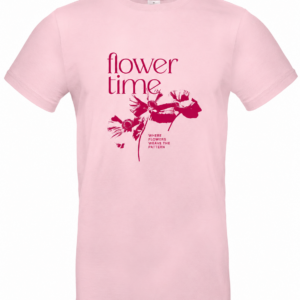 Flower Time 2025 T-shirt – Pale Pink